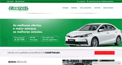 Desktop Screenshot of castellveiculos.com.br