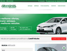 Tablet Screenshot of castellveiculos.com.br